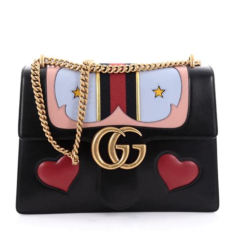 gucci heart chain bag